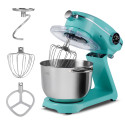 Mixer cu bol de 6L din inox,1800W, din Aluminiu, MB-1800-NOVA, Turcoaz