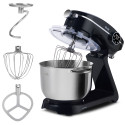 Mixer cu bol de 6L din inox,1800W, din Aluminiu, MB-1800-NOVA, Negru