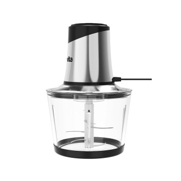 Tocător electric Biovita TORNADO-GLASS, 3L capacitate, vas din sticlă, 6 lame inox, 2 viteze