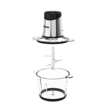 Tocător electric Biovita TORNADO-GLASS, 3L capacitate, vas din sticlă, 6 lame inox, 2 viteze