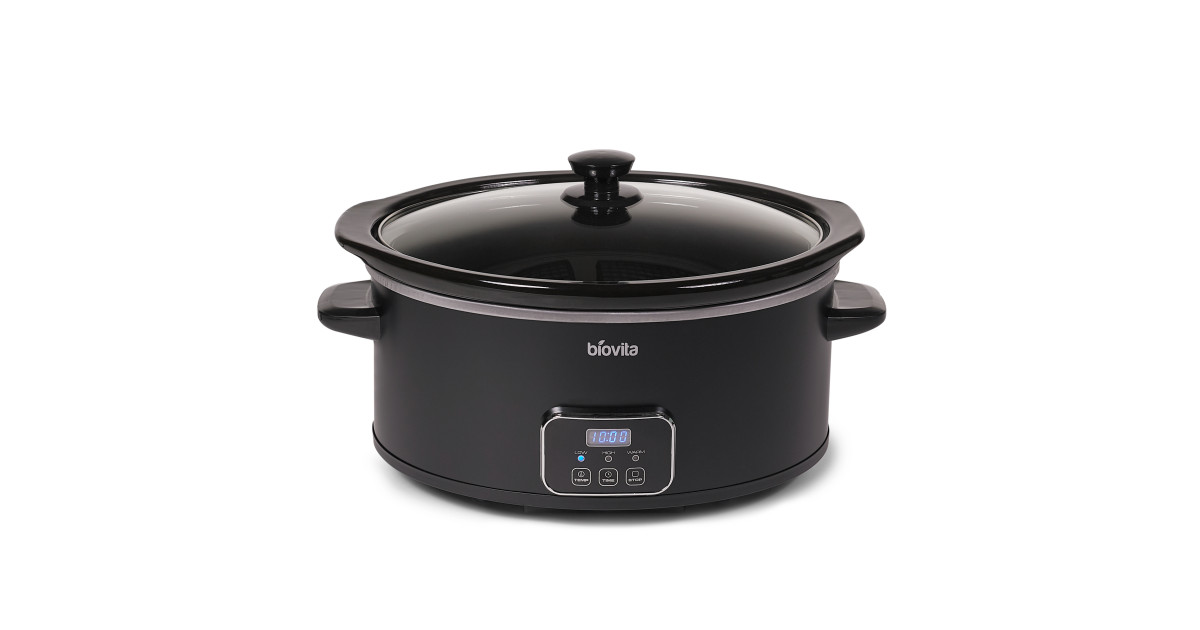 Slow cooker BUENO, 230W, 5.6L, vas ceramic, control timp și temperatură, principala