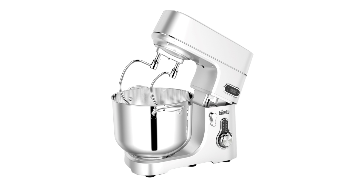 Mixer profesional cu bol din inox Biovita TITAN, 11L, 2000W, 2.5 kg de faina