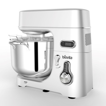 Mixer profesional cu bol din inox Biovita TITAN, 11L, 2000W, 2.5 kg de faina, carcasa aluminiu