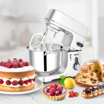 Mixer profesional cu bol din inox Biovita TITAN, 11L, 2000W, 2.5 kg de faina, accesorii din inox