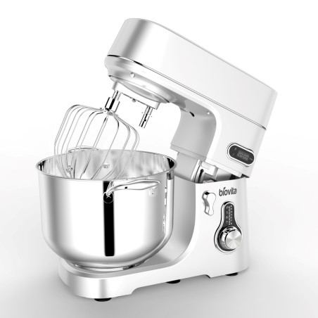 Mixer profesional cu bol din inox Biovita TITAN, 11L, 2000W, 2.5 kg de faina, tel inox