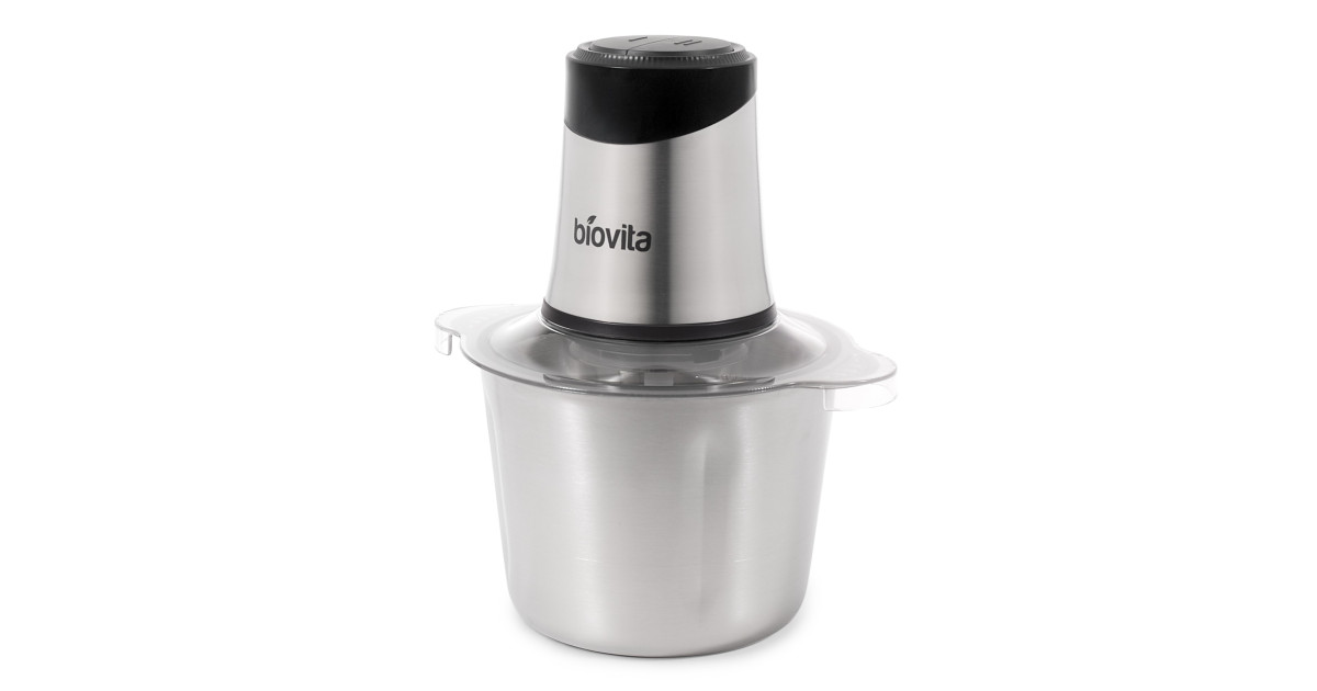 Tocător electric Biovita TORNADO-INOX, 600W, 3L, vas din inox, 6 lame inox, 2 viteze, profil